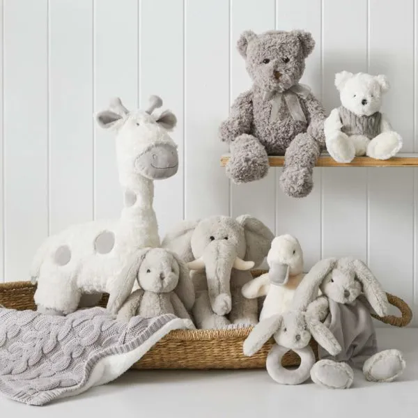 Jiggle & Giggle - Plush Duck Rattle