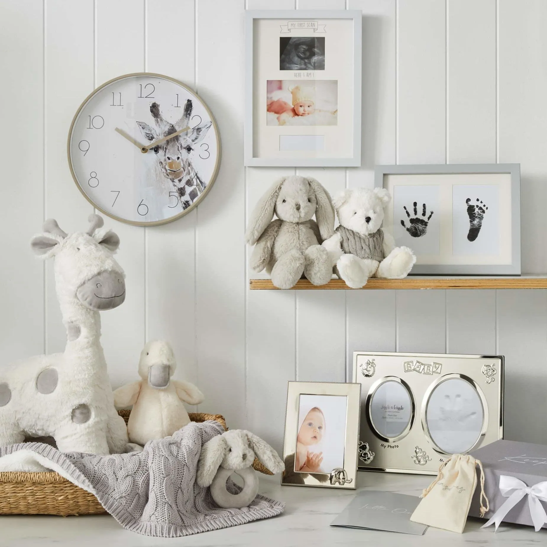 Jiggle & Giggle - Plush Duck Rattle