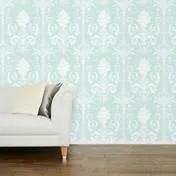 Josette Duck Egg Wallpaper