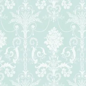 Josette Duck Egg Wallpaper