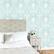 Josette Duck Egg Wallpaper