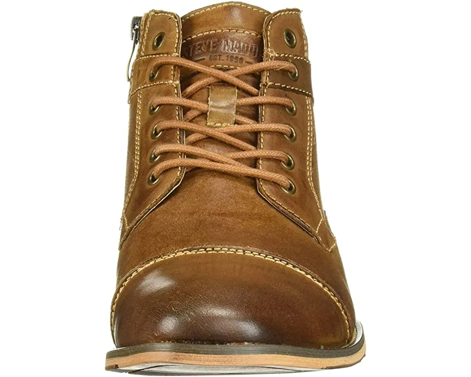 Jotter Steve Madden Boots, Dark Tan