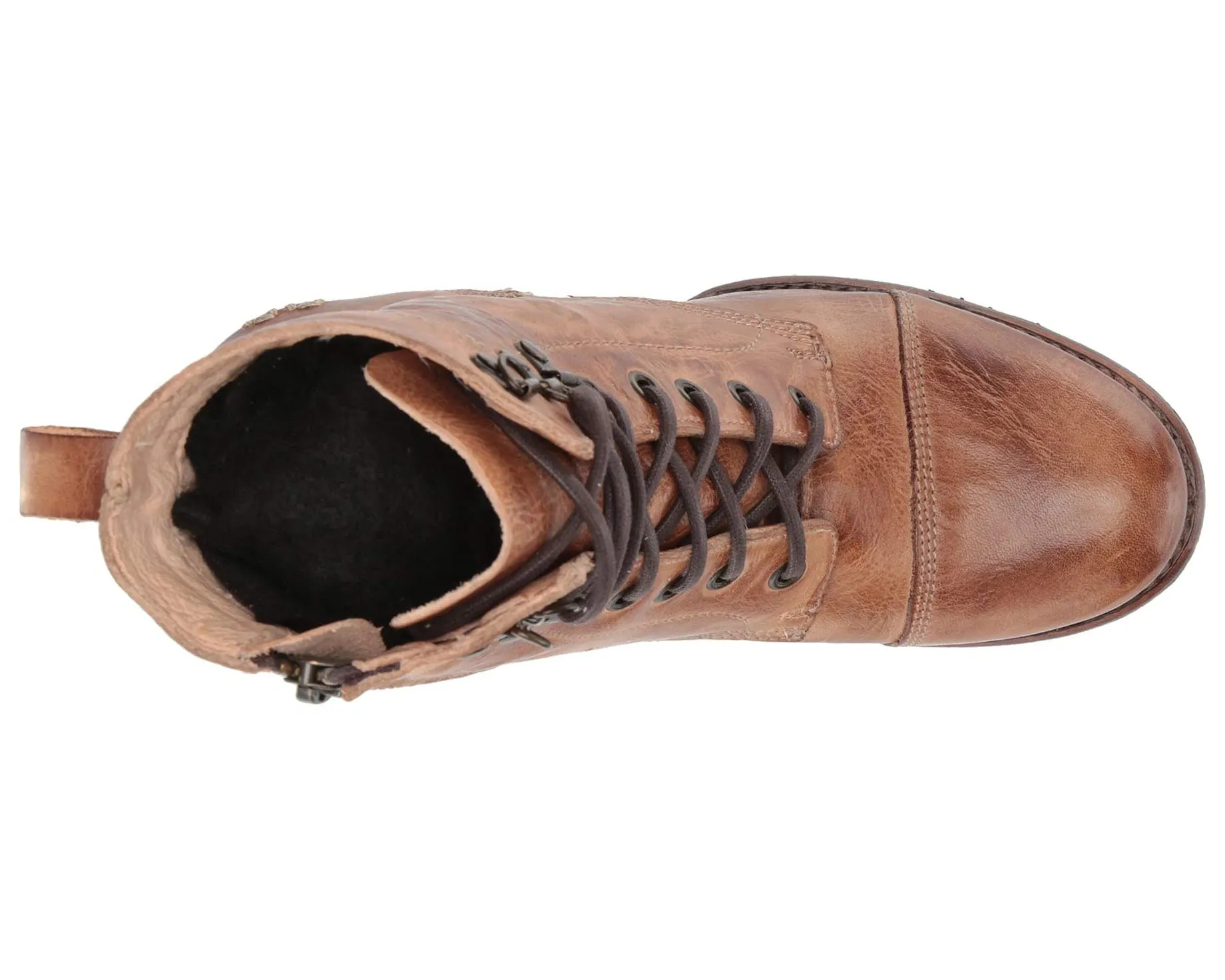 Judgment Bed Stu boots, rustic tan