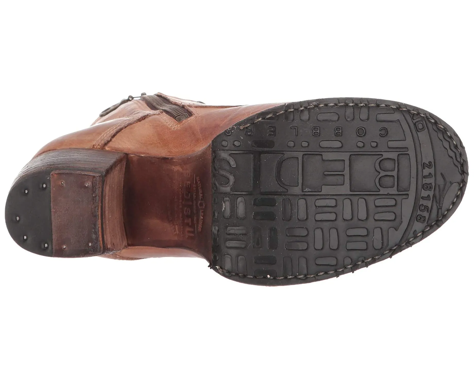 Judgment Bed Stu boots, rustic tan