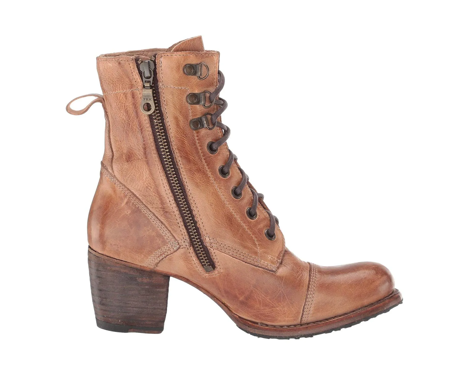 Judgment Bed Stu boots, rustic tan