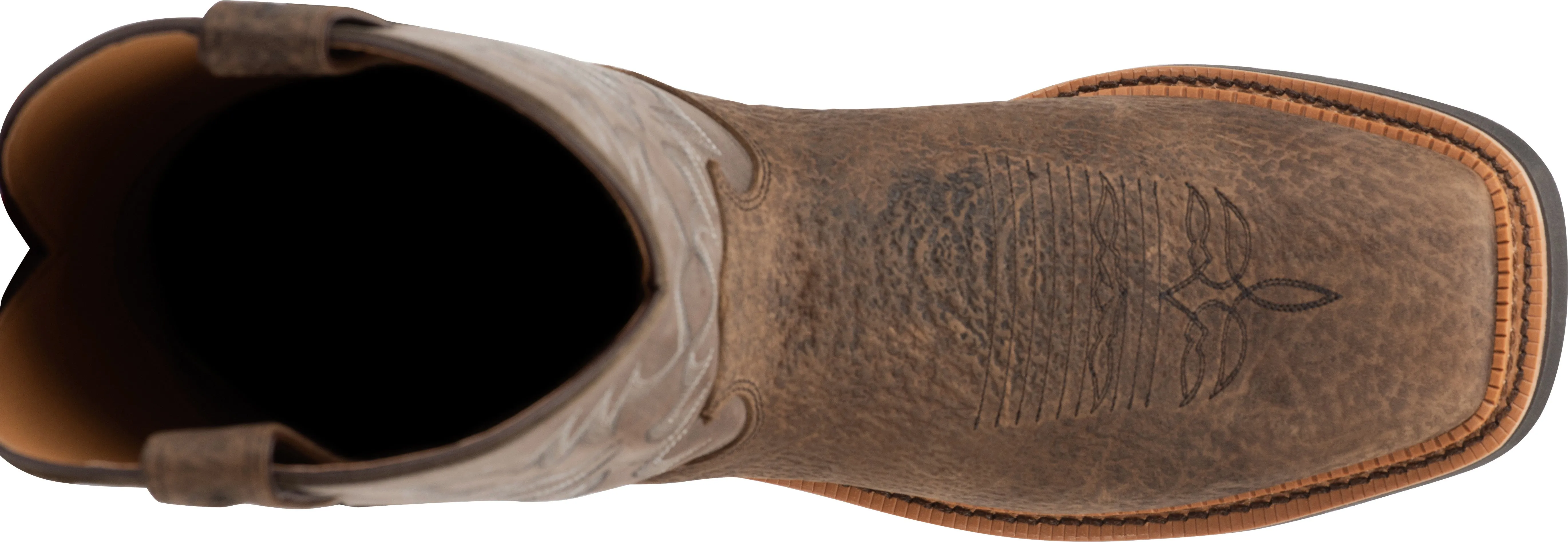 'Justin' Men's 11" Scottsbluff Western Square Toe EH Soft Toe Work - Grey