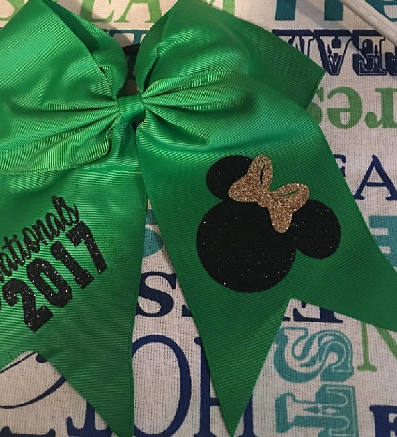 Kenz Laurenz Cheer Bows Black Cheerleading Softball - Gifts for Girls and Women Team Bow with Ponytail Holder Complete Your Cheerleader Outfit Uniform Strong Hair Ties Bands Elastics (1)