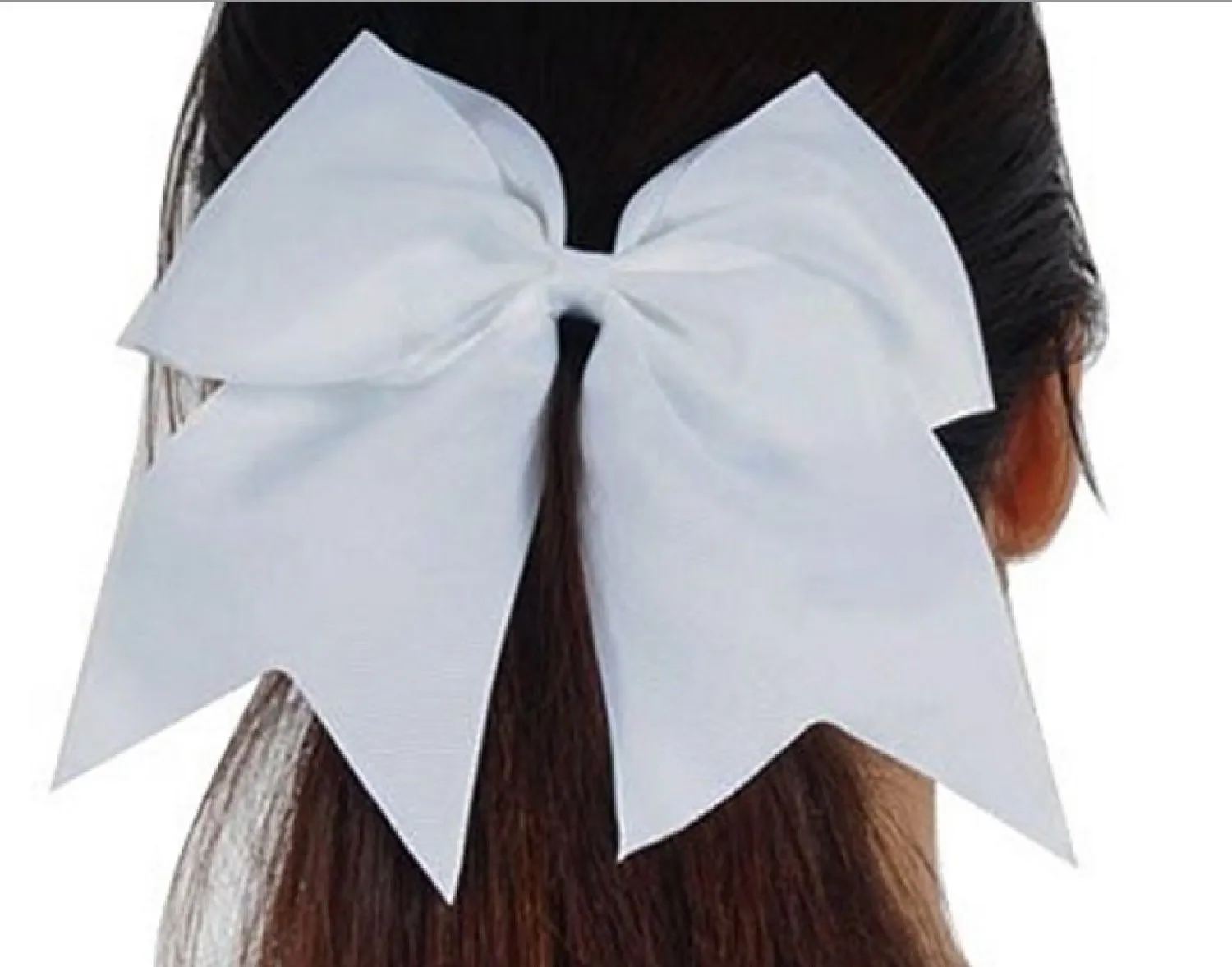 Kenz Laurenz Cheer Bows Black Cheerleading Softball - Gifts for Girls and Women Team Bow with Ponytail Holder Complete Your Cheerleader Outfit Uniform Strong Hair Ties Bands Elastics (1)