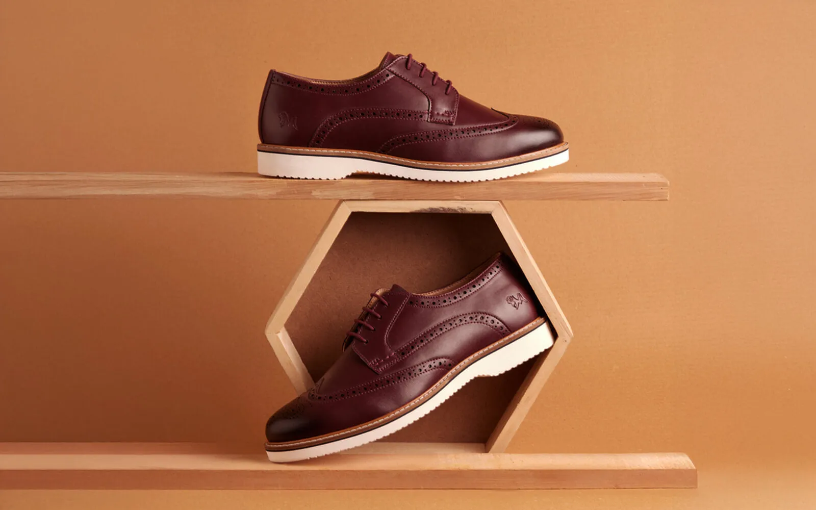 Luxe Brogues : Burgundy