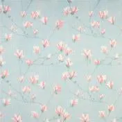 Magnolia Grove Duck Egg Wallpaper
