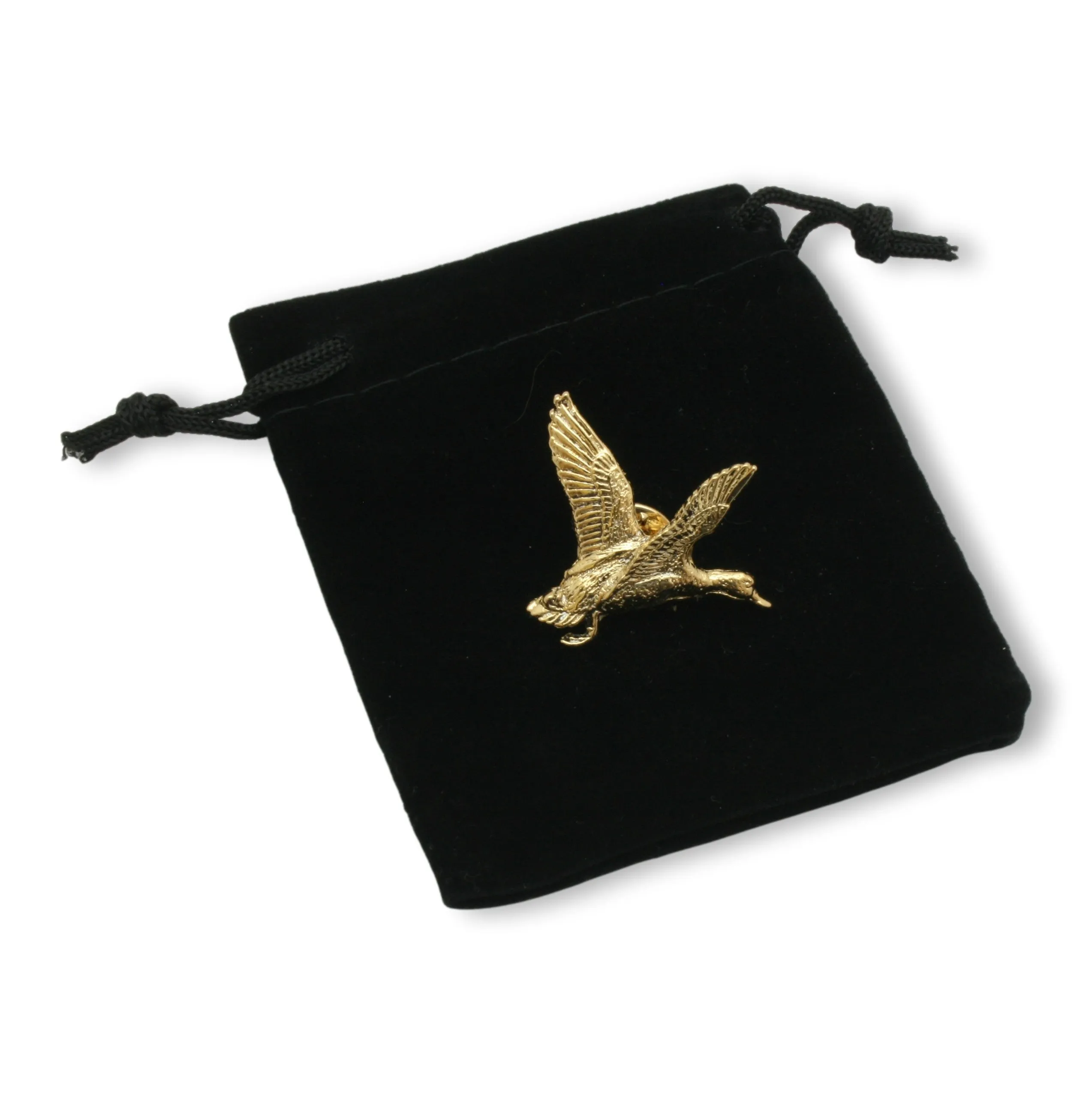 Mallard Gold Plated Lapel Pin Badge