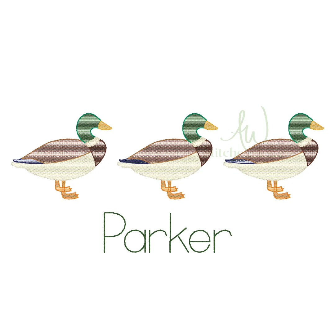 Mallard Sketch Trio