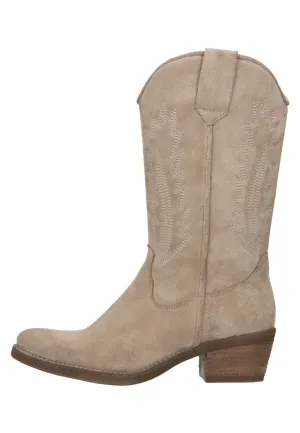Manfield boots, taupe