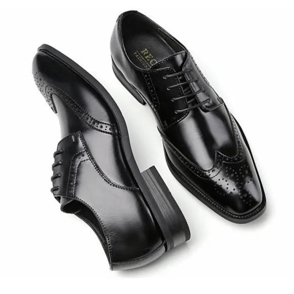 Men's leather brogues derby loafers