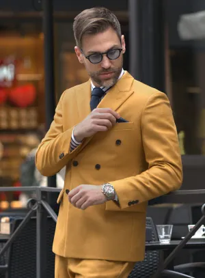 Naples Yellow Tweed Jacket