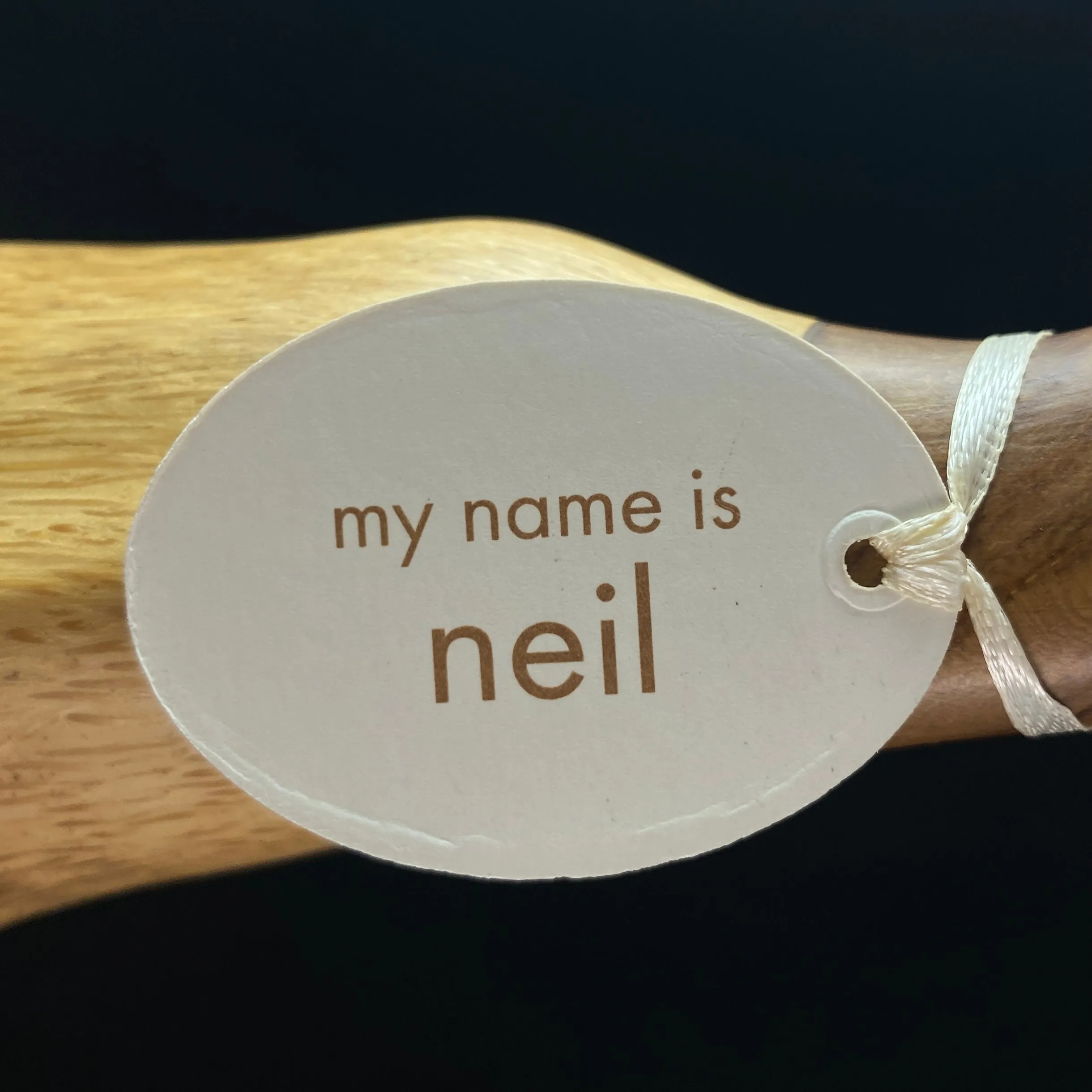 Neil - Hand-carved and Hand-painted Bamboo Duck with Polka Dot Boots