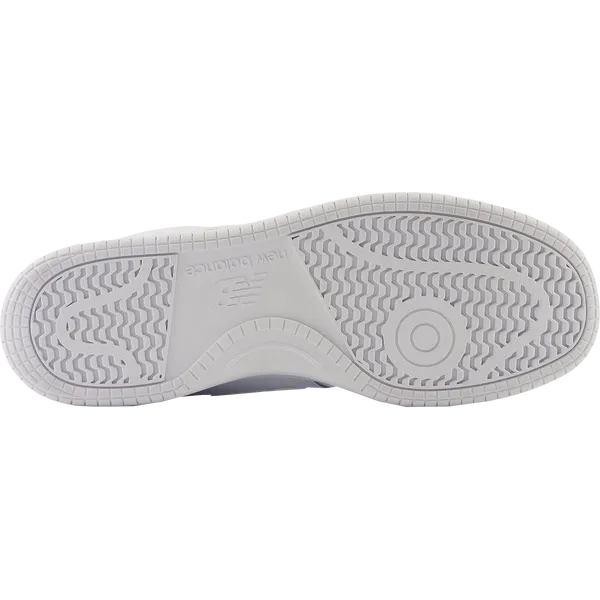 NEW BALANCE KID'S BB 80 TRIPLE WHITE SNEAKER SHOES