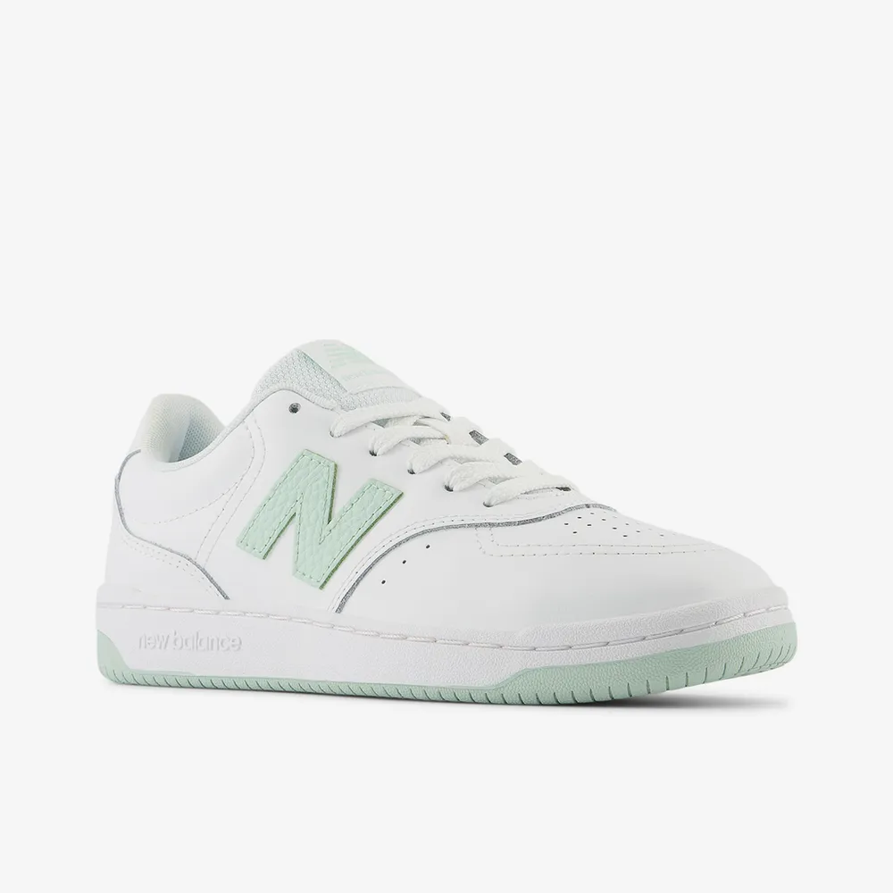 NEW BALANCE WOMEN'S BB80 OYSTER GREEN SNEAKER SHOES