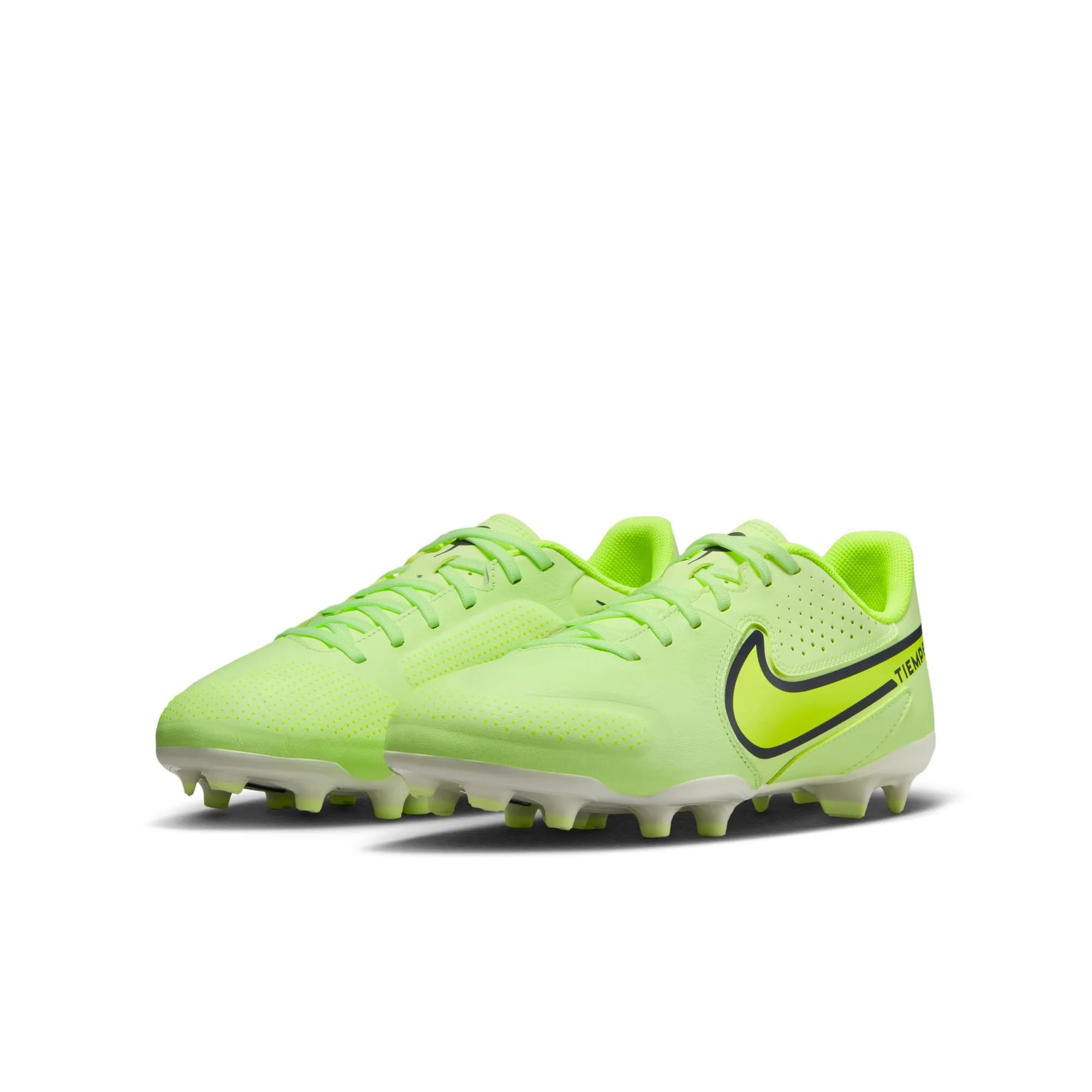 Nike Junior Tiempo Legend 9 Academy FG/MG Soccer Cleat - BarelyVolt/SummitWhite