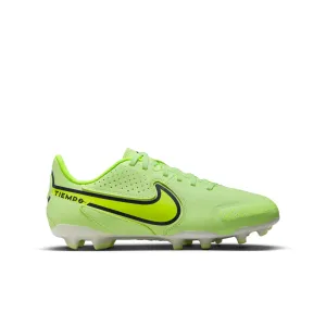 Nike Junior Tiempo Legend 9 Academy FG/MG Soccer Cleat - BarelyVolt/SummitWhite