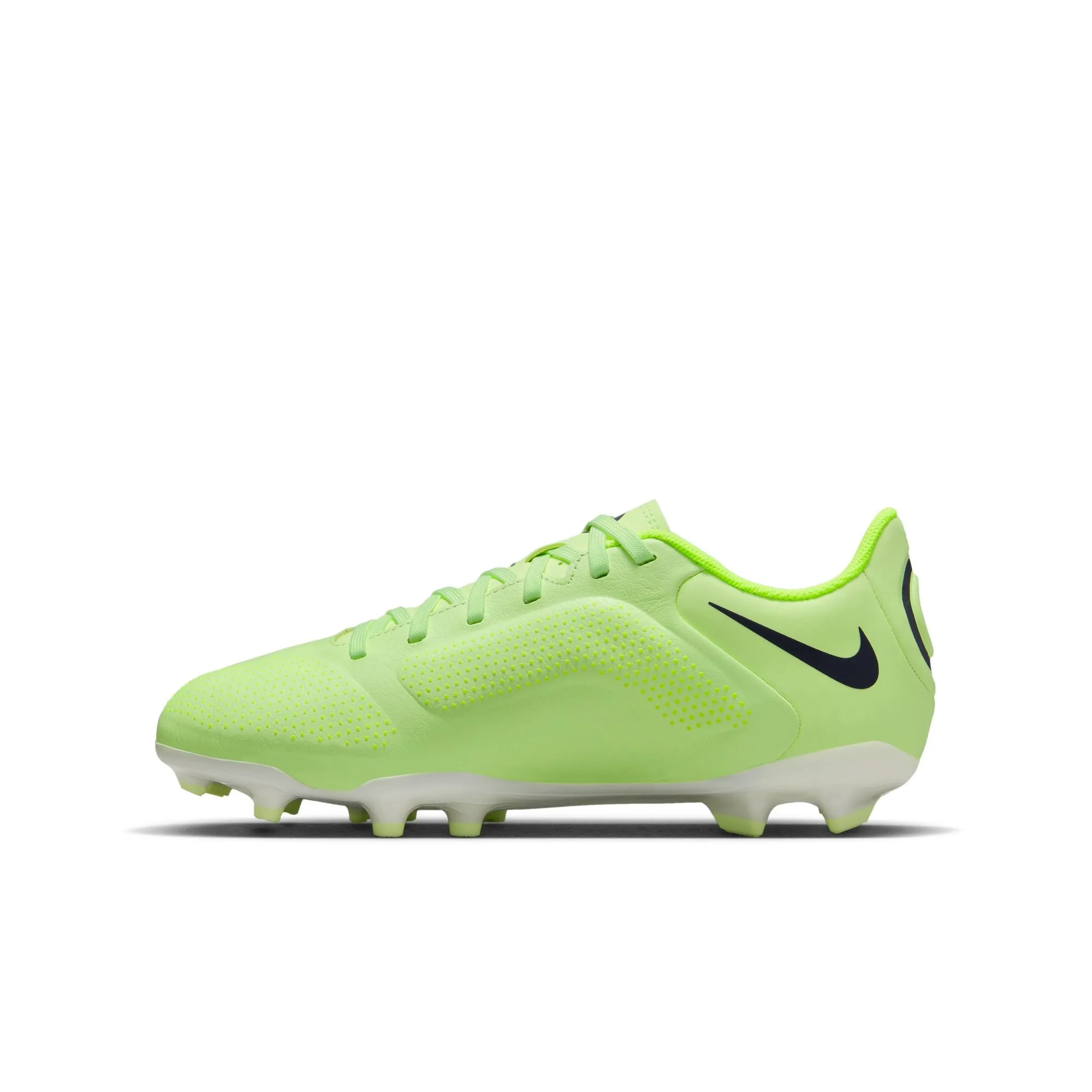 Nike Junior Tiempo Legend 9 Academy FG/MG Soccer Cleat - BarelyVolt/SummitWhite