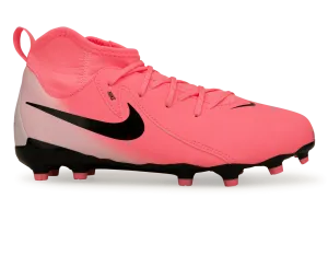 Nike Kids Phantom Luna II Academy FG/MG Sunset Pulse/Black