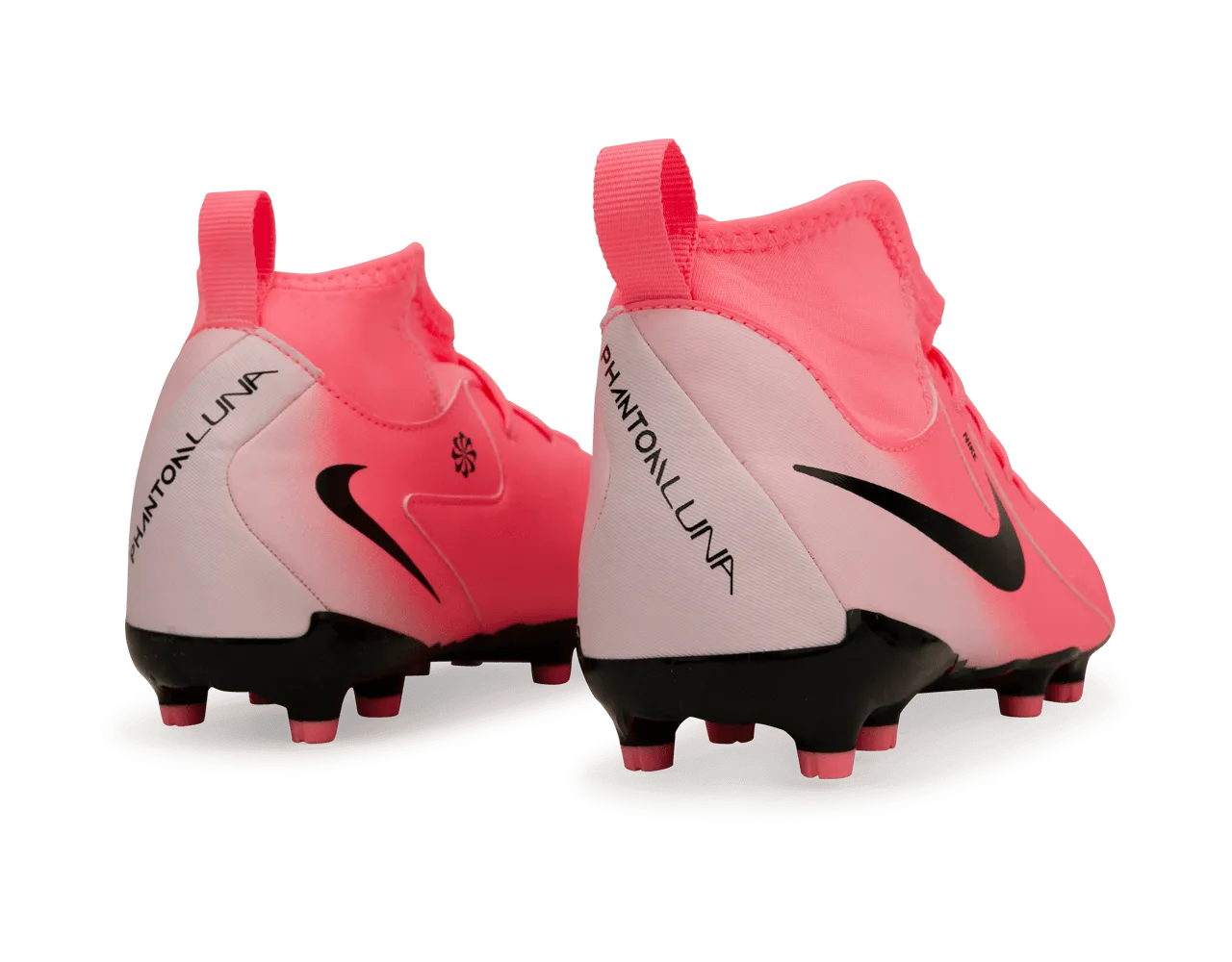 Nike Kids Phantom Luna II Academy FG/MG Sunset Pulse/Black