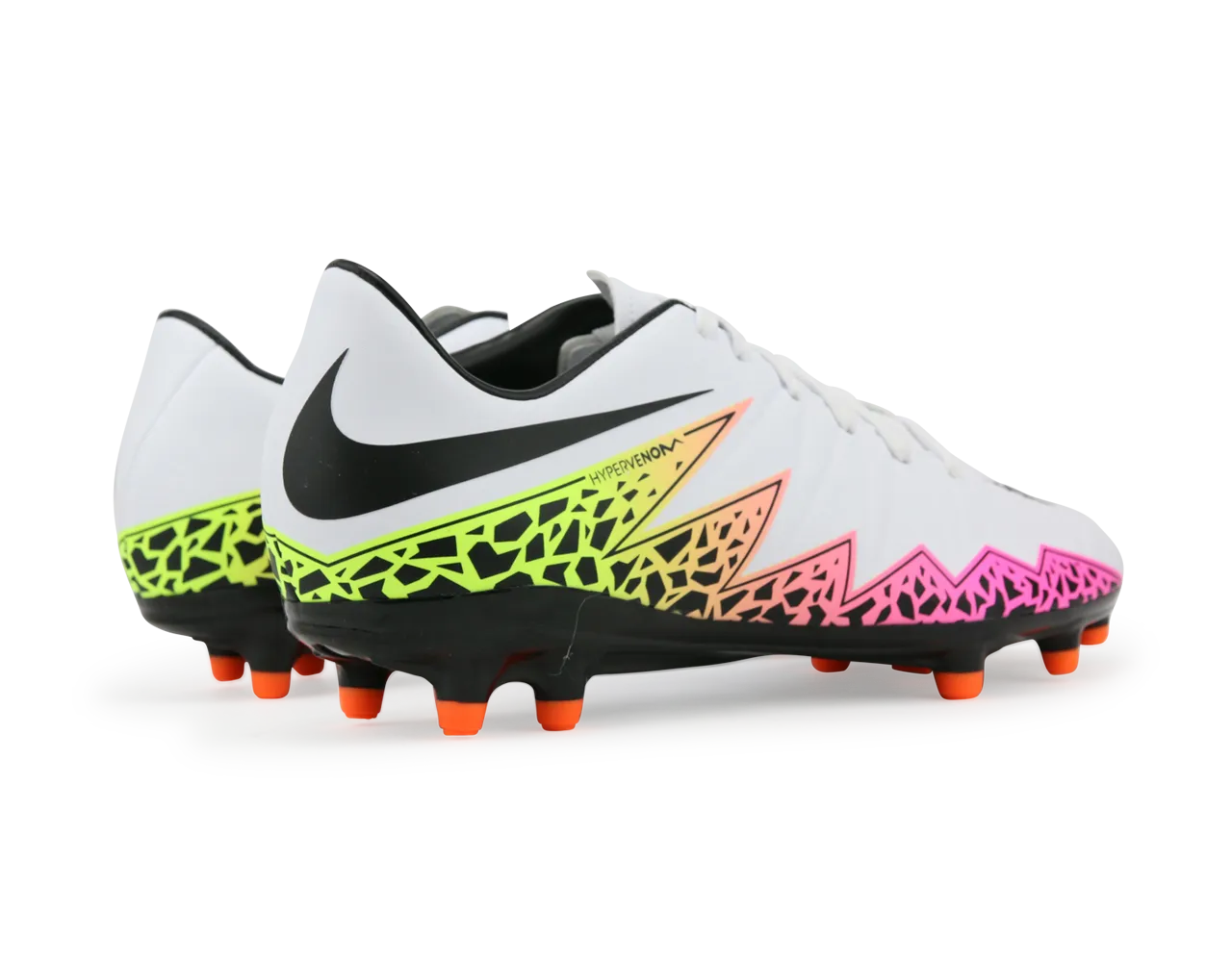 Nike Men's Hypervenom Phelon FG White/Black/Orange Total