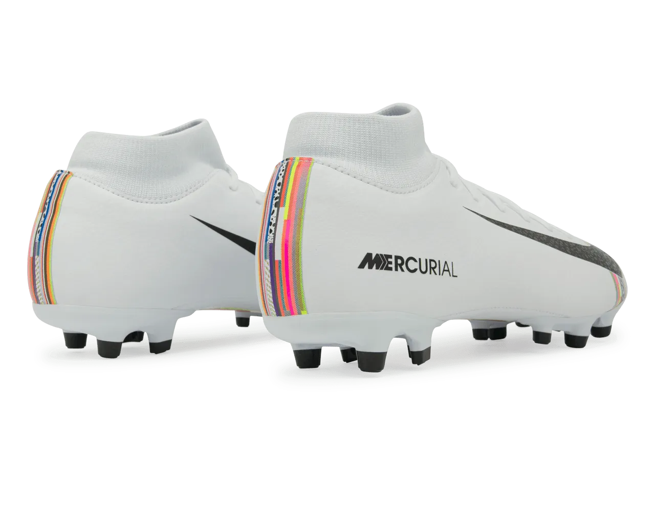 Nike Men's Mercurial Superfly 6 Academy CR7 MG White/Black/Pure Platinum