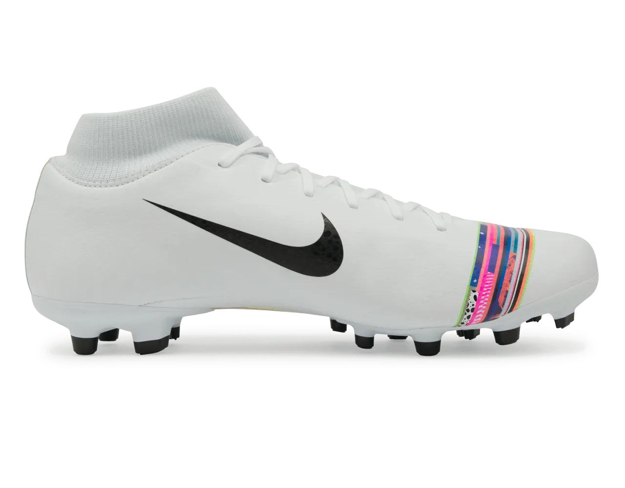 Nike Men's Mercurial Superfly 6 Academy CR7 MG White/Black/Pure Platinum