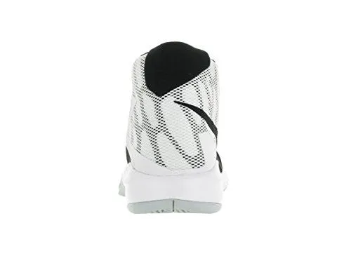 Nike Men's Zoom Devotion Black/Metallic Silver/White Basketball Shoe 10.5 Men US