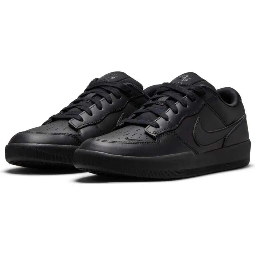 Nike SB Force 58 Premium Skateboard Shoe - Black/Black-Black-Black