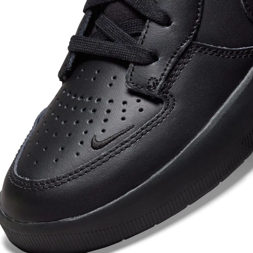 Nike SB Force 58 Premium Skateboard Shoe - Black/Black-Black-Black