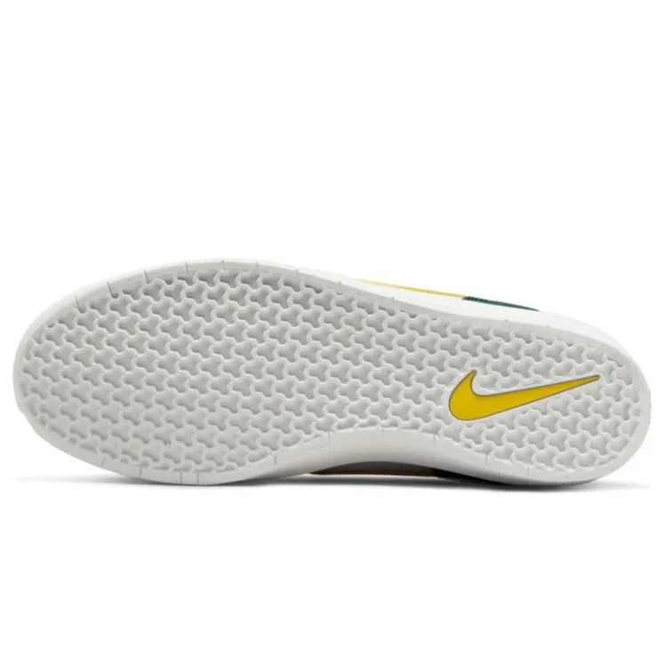 Nike SB Force 58 Premium Skateboard Shoe - Gorge Green/Tour Yellow-White