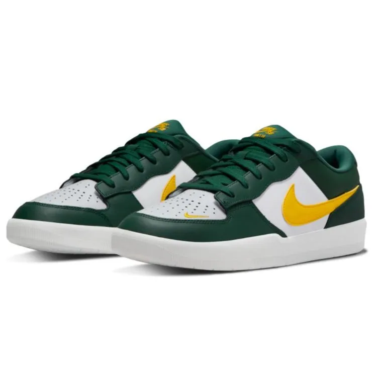 Nike SB Force 58 Premium Skateboard Shoe - Gorge Green/Tour Yellow-White