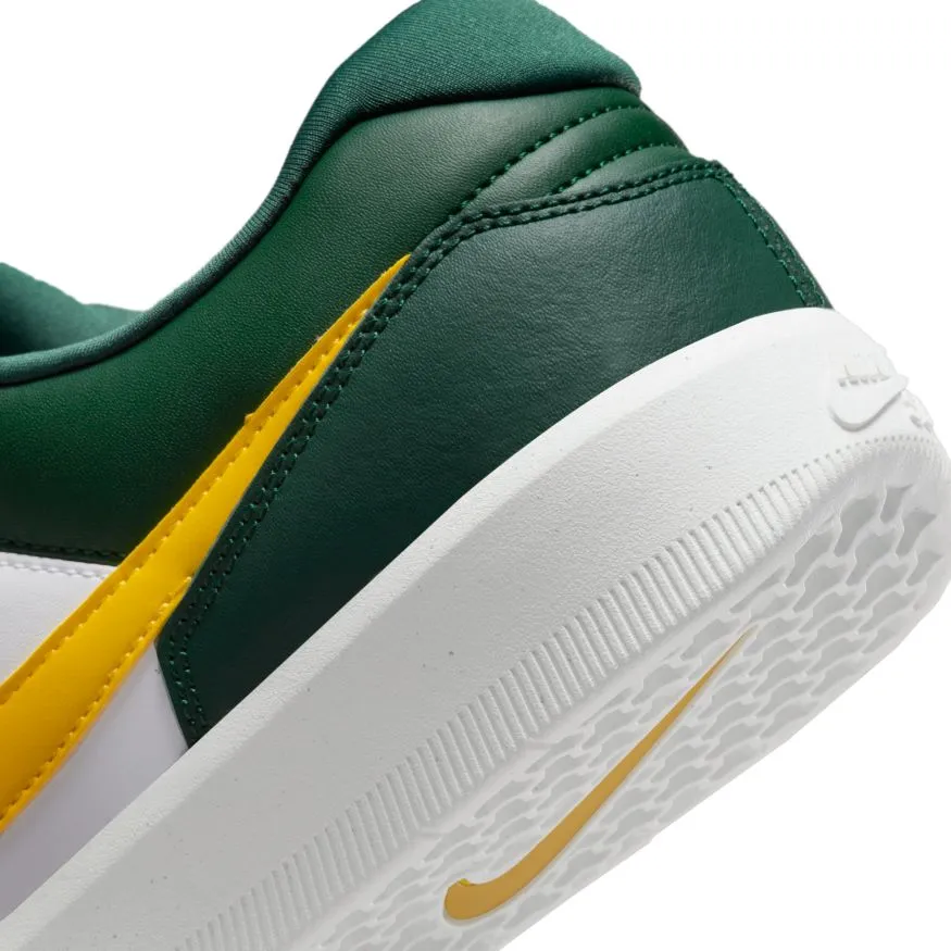 Nike SB Force 58 Premium Skateboard Shoe - Gorge Green/Tour Yellow-White