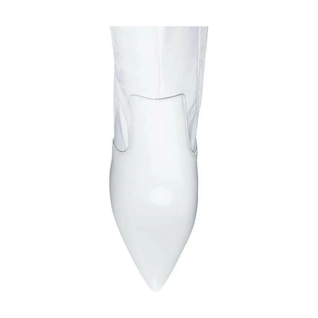 Noire Patent PU Thigh High Long Boots