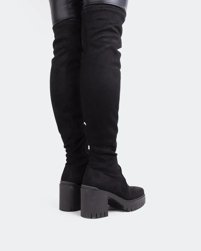 Orford Black Suede