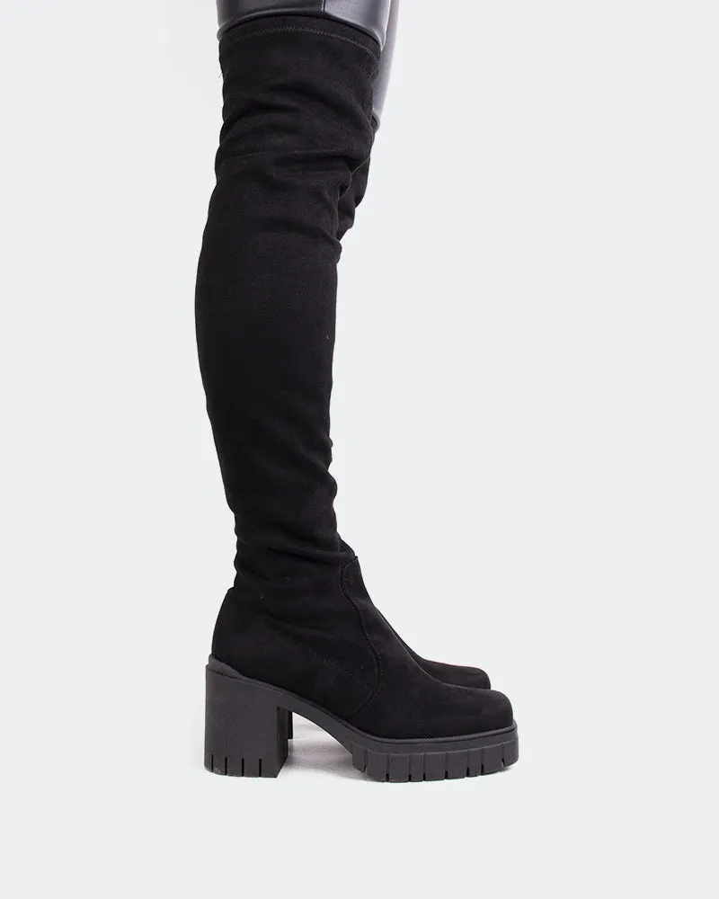 Orford Black Suede