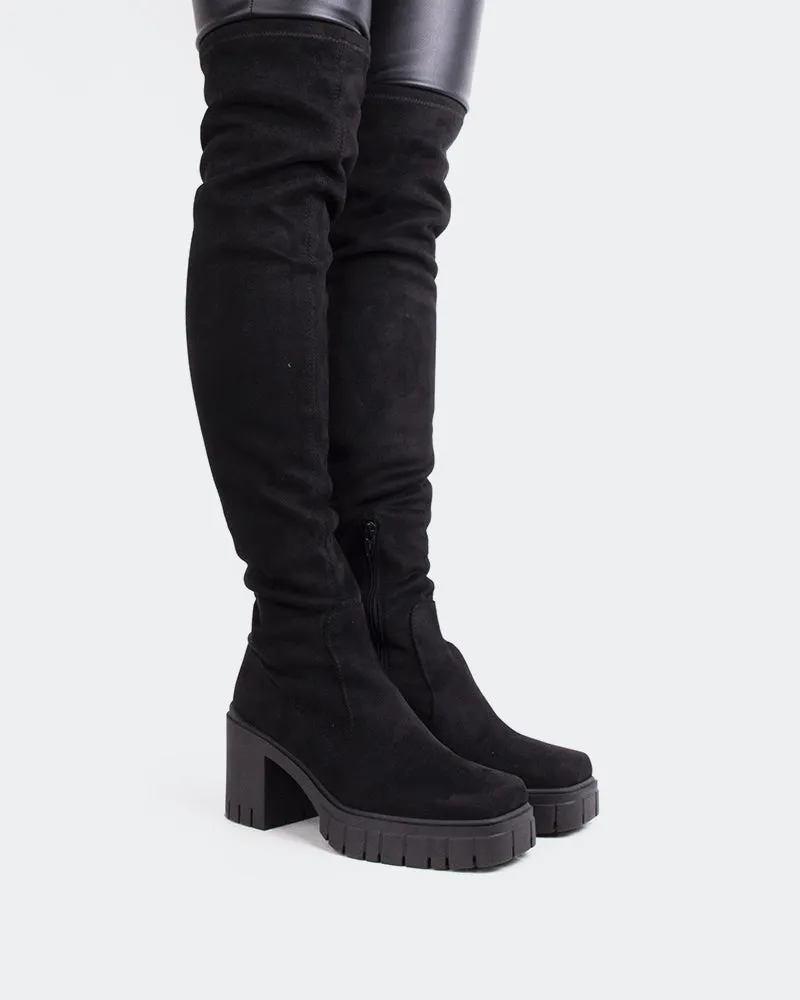 Orford Black Suede