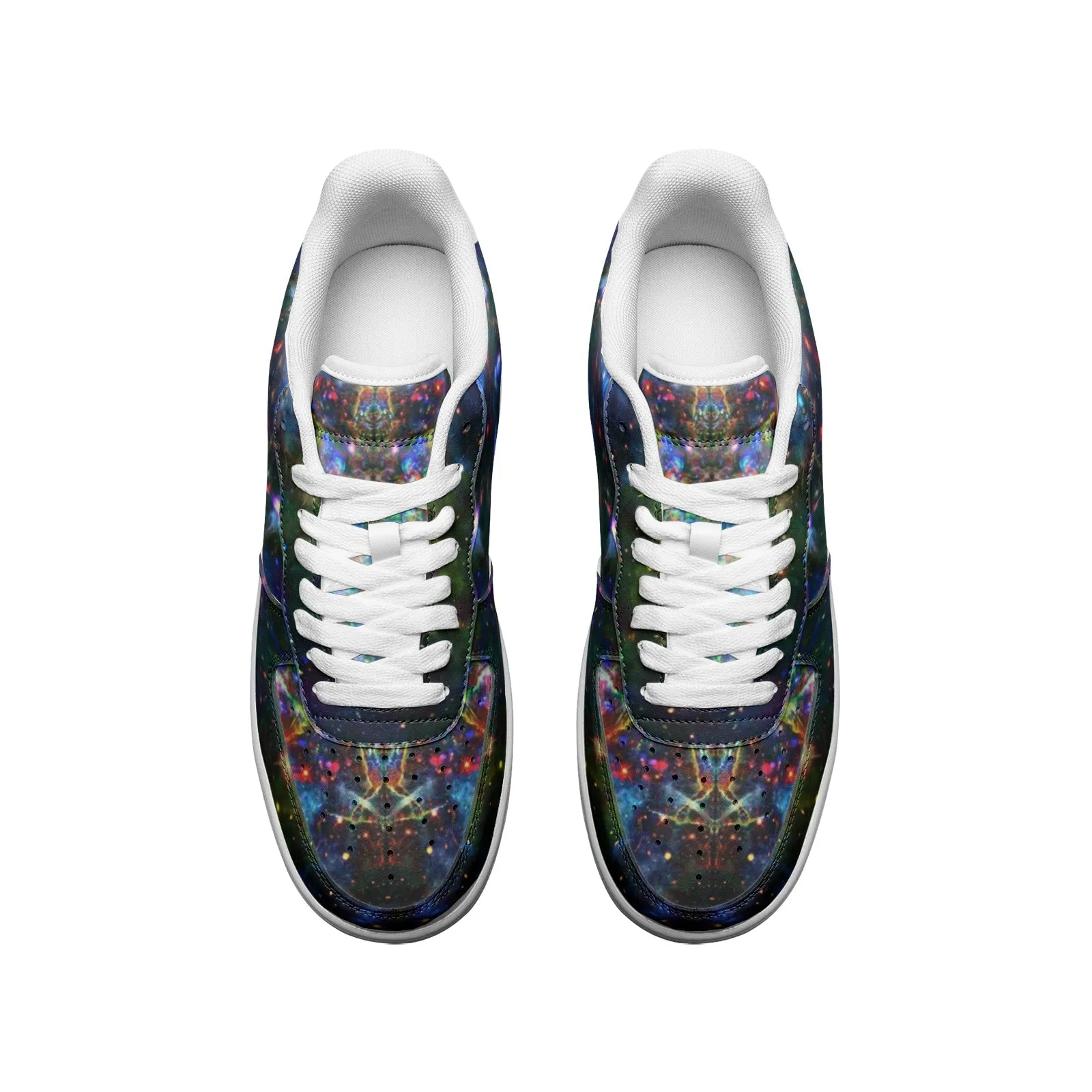 Oriarch Full-Style Psychedelic Platform Sneakers