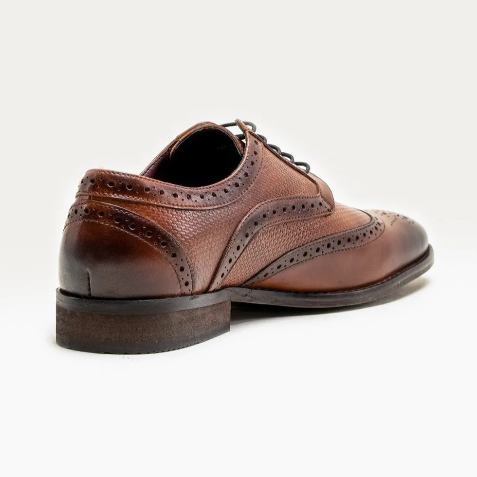 Orleans Brown Brogue Shoes