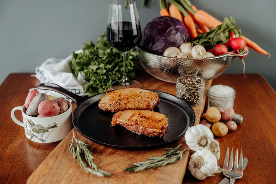 Pasture Raised BNLS, Skin-On Duck Breast ~ 11-14oz