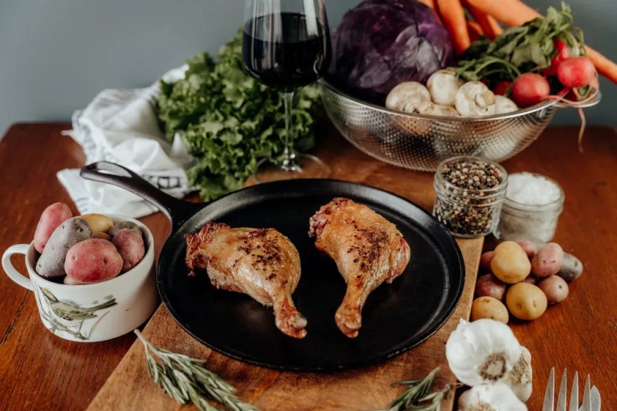 Pasture-Raised Duck Leg Quarters - 1 lb pkg