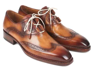 Paul Parkman Hand-Painted Leather Wingtip Brogues