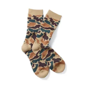 Pile Camo Crew Khaki