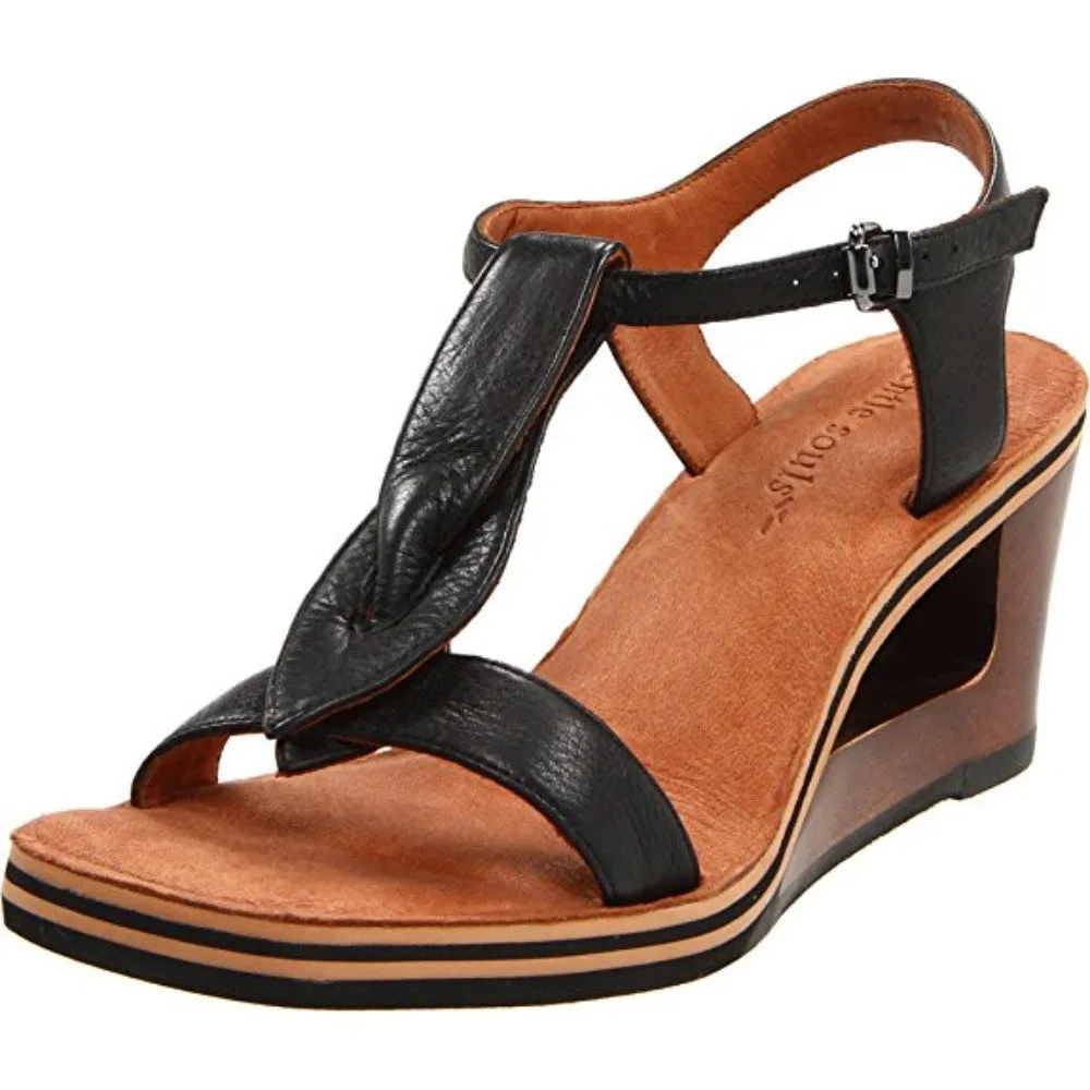 Pine Heart Black Gentle Souls Sandal