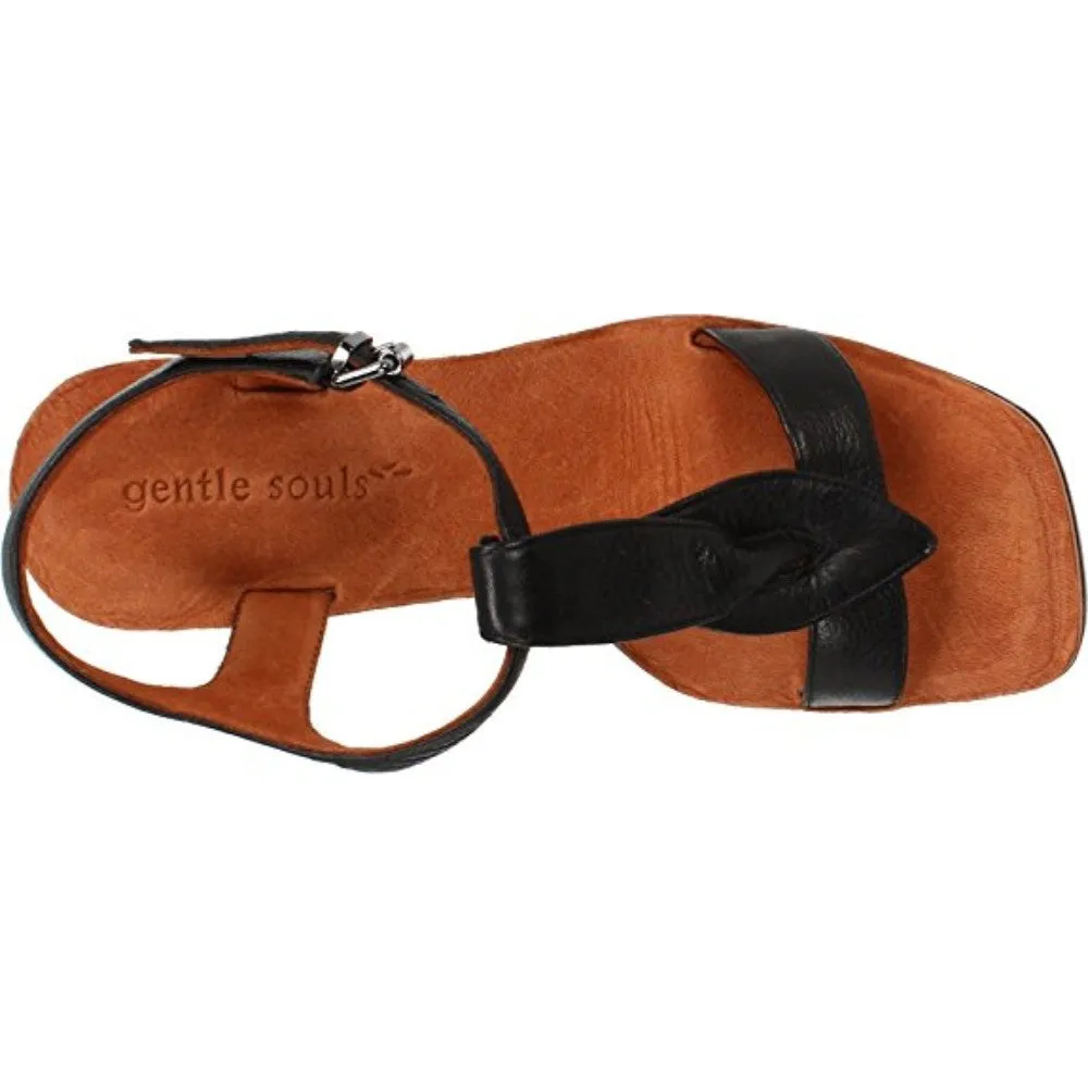 Pine Heart Black Gentle Souls Sandal