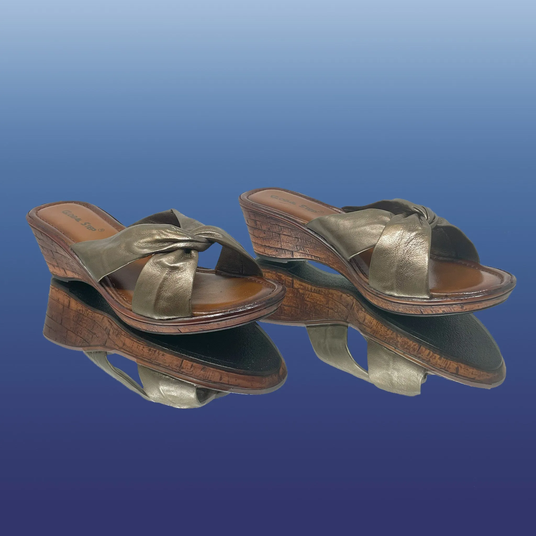 Posh Bronze Wedges