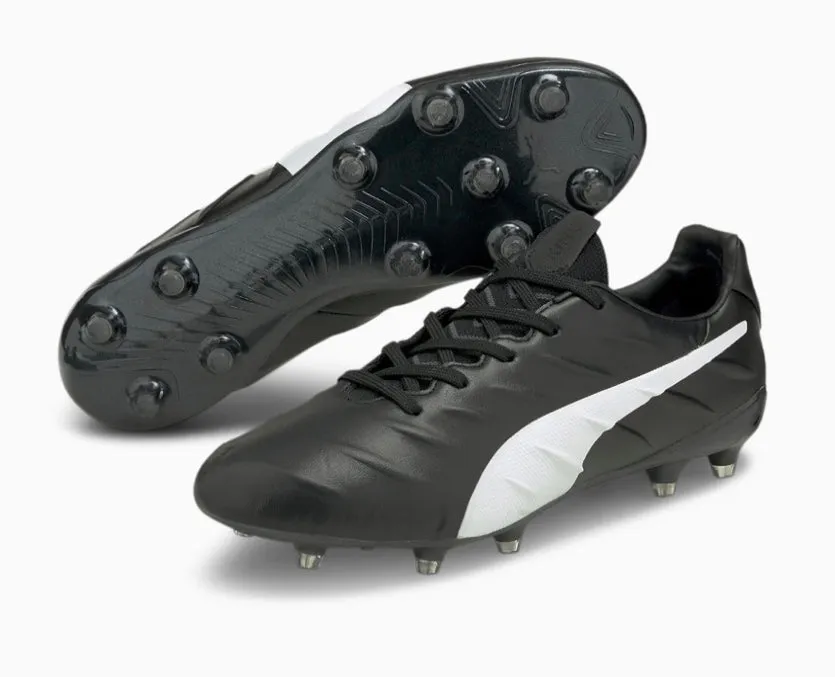 Puma King Platinum 21 FG/AG 106478 01 Black/White